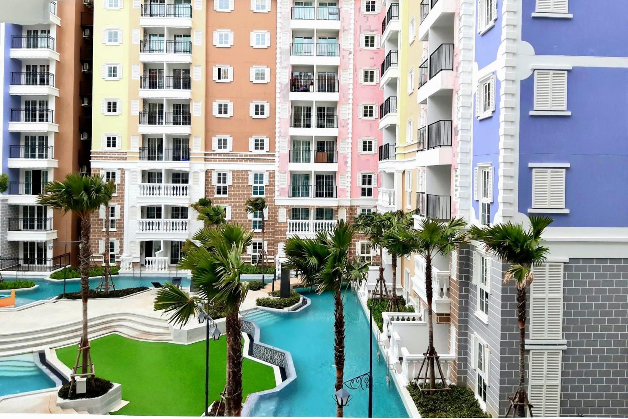 나 좀티엔 Seven Seas Cote D'Azur Jomtien Pattaya Amazing Pool 아파트 외부 사진